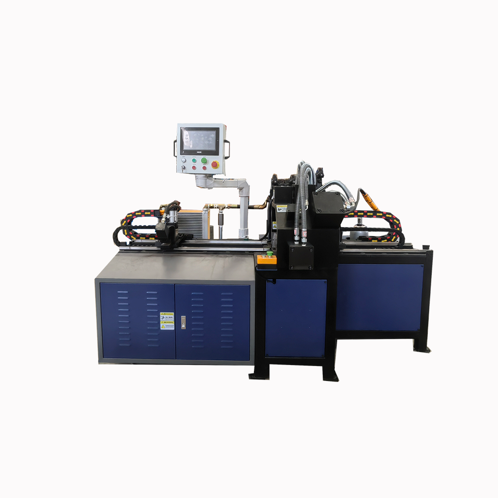 藍色角鐵沖切機